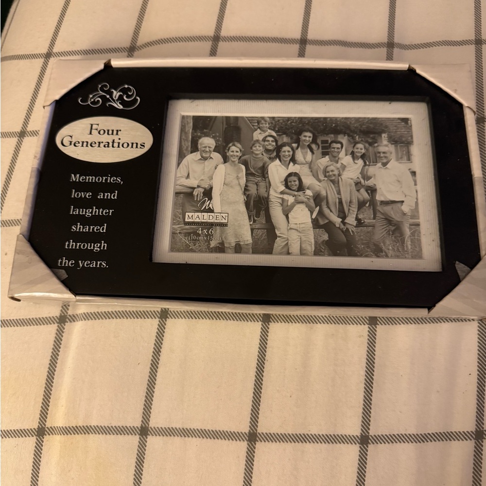Malden Black Modern Picture Frame Accents
